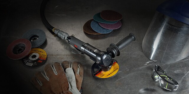 3M Metalworking Power Tool, Abrasive Discs, Abrasive Wheels, and Personal Protective Equipment