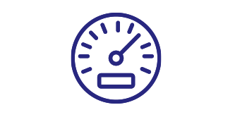 ilustração de um velocímetro.
