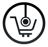 Icon of a shopping cart.
