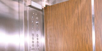An elevator panel
