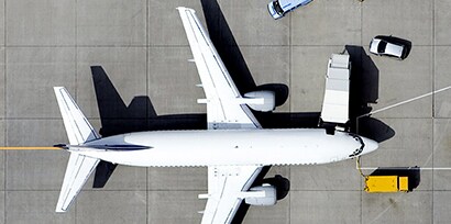 Visão aérea de aeronave

