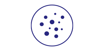 Imagem aproximada de partículas no ar.
