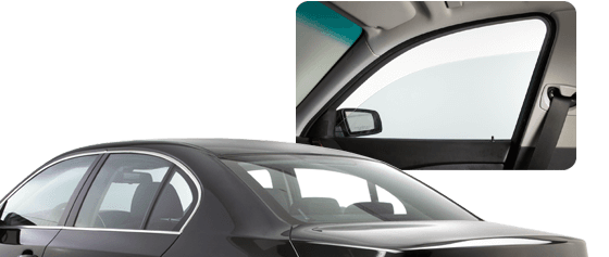 Vidro automotivo sem a película de vidro 3M Crystalline