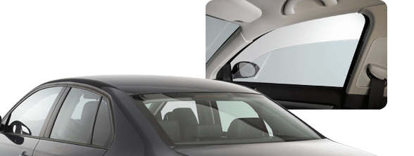 Vidro automotivo sem a película de vidro 3M Color Stable