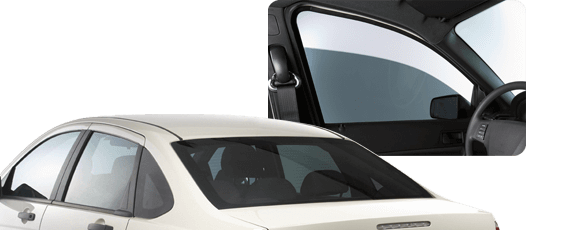 Vidro automotivo com a película de vidro 3M FX-ST 20%