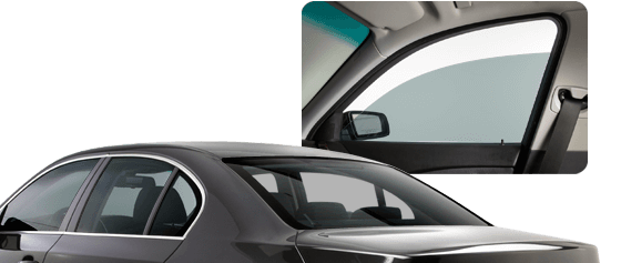 Vidro automotivo com a película de vidro 3M Crystalline 40%