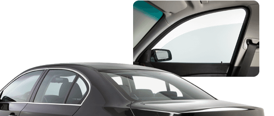 Vidro automotivo com a película de vidro 3M Crystalline 90%