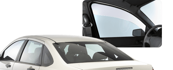 Vidro automotivo sem a película de vidro 3M Ceramic IR