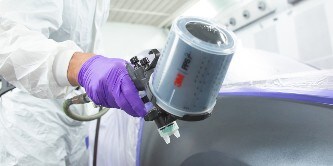  Performance Spray Gun 3M™ é otimizada para fornecer desempenho de precisão.
