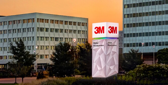 Fachada da Sede da 3M nos Estados Unidos.
