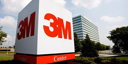 3M sign on campus

