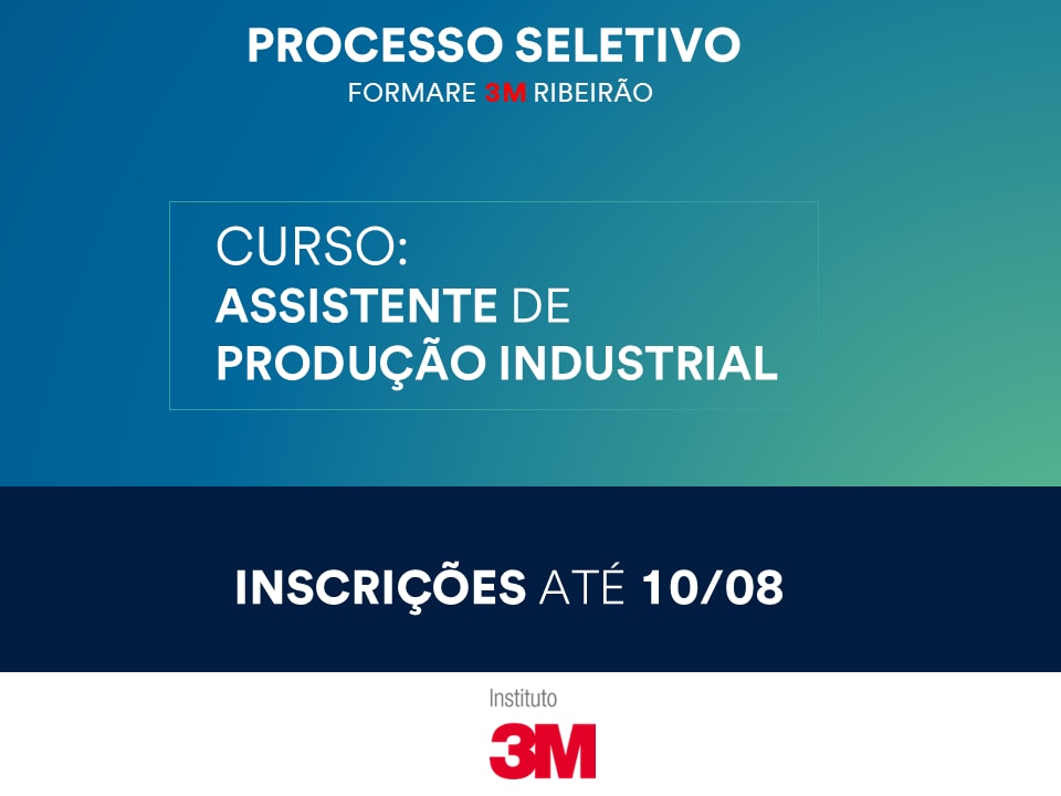 Inscrições para nova turma do FORMARE 3M Ribeirão Preto-SP.
