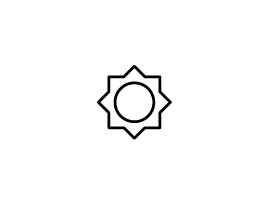 Ícone de sol.