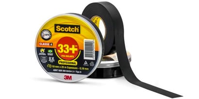 Three Scotch® Premium Vinyl Electrical Tapes
