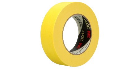 Image of a roll of 3M™ Performance Yellow Masking Tape 301+
