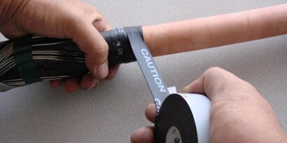 An image of Scotch® Electrical Semi-Conducting Tape 13 roll and box
