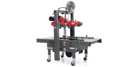 Imagem do Selador de Caixas 3M-Matic™ 7000a, que pode ser ajustado manualmente para selar diferentes tamanhos de caixas.
