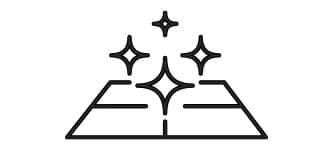 Chão com algumas estrelas representando brilho.
