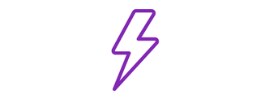 Icono de rayo de luz con factor de pérdida bajo.