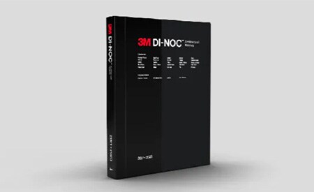 Catálogo dos Acabamentos Arquitetônicos 3M DI-NOC Pretos
