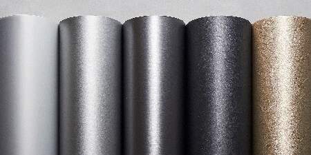 Metallic palette patterns for surface finishes
