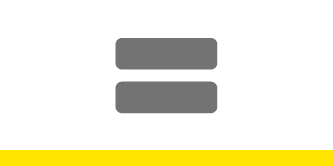Icon of the equality symbol.
