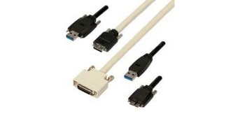 Imagem de cabos para Câmeras Industriais.
