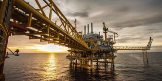 Plataforma de petróleo.
