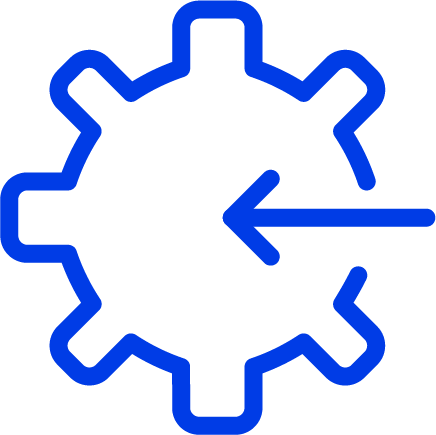 Ícone de Controle de Areia Simplificado.
