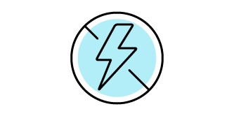 Icono de aislamiento eléctrico.
