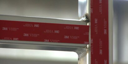 Image of a close up shot of VHB tape.
