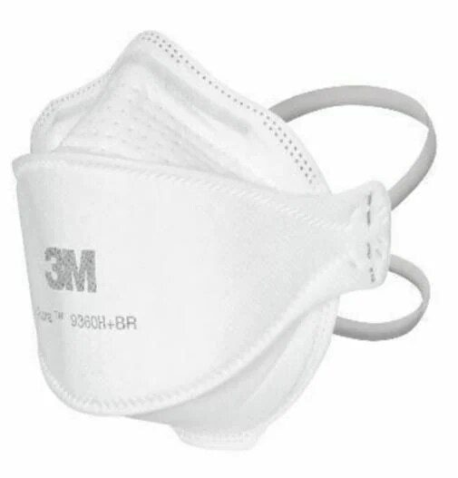 Respirador Hospitalar para Partículas 3M™ Aura™ 9360H, 3 Painéis.
