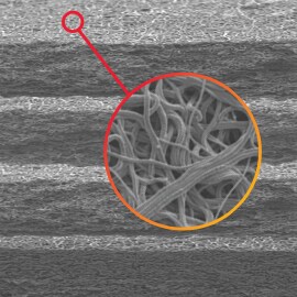 Microscopic image of chromatography