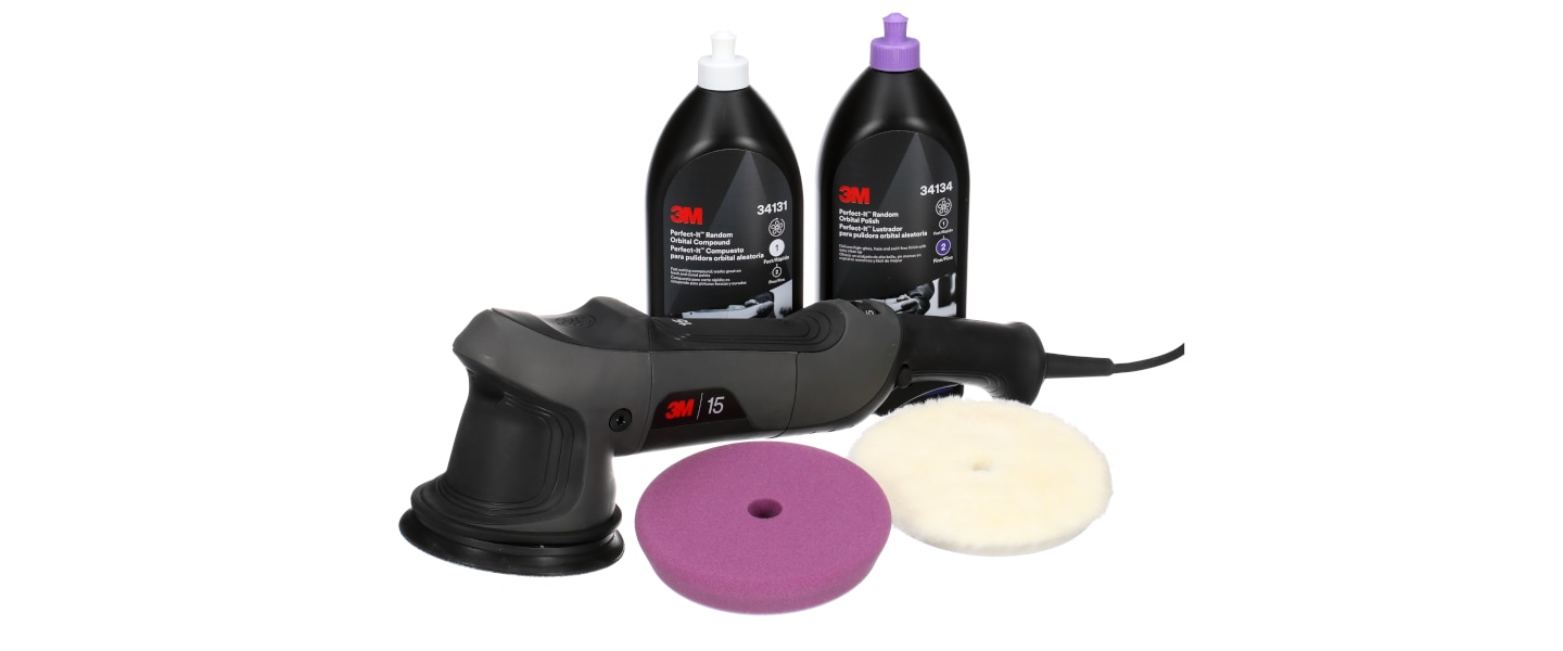 Produtos para polir carros.
