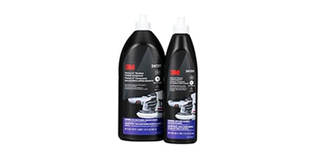 O Composto de Corte Roto Orbital 3M™ Perfect-It™ consegue remover as marcas do lixamento mais fino.
