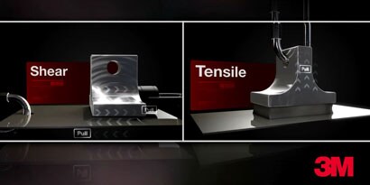 Image of an example in video of shear and tensile
