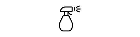 Ícone de garrafa de spray.
